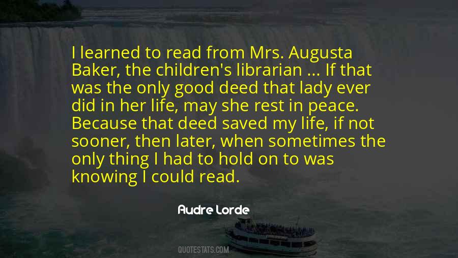 Augusta's Quotes #1793301
