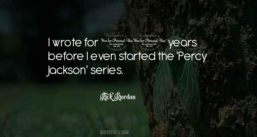 Quotes About Percy Jackson #116235