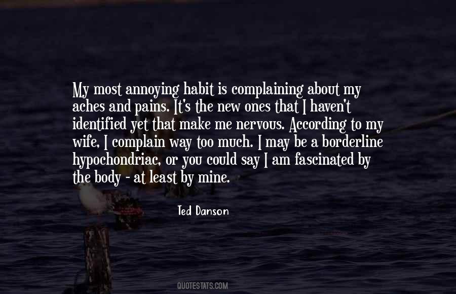 Quotes About Body Pains #1401111