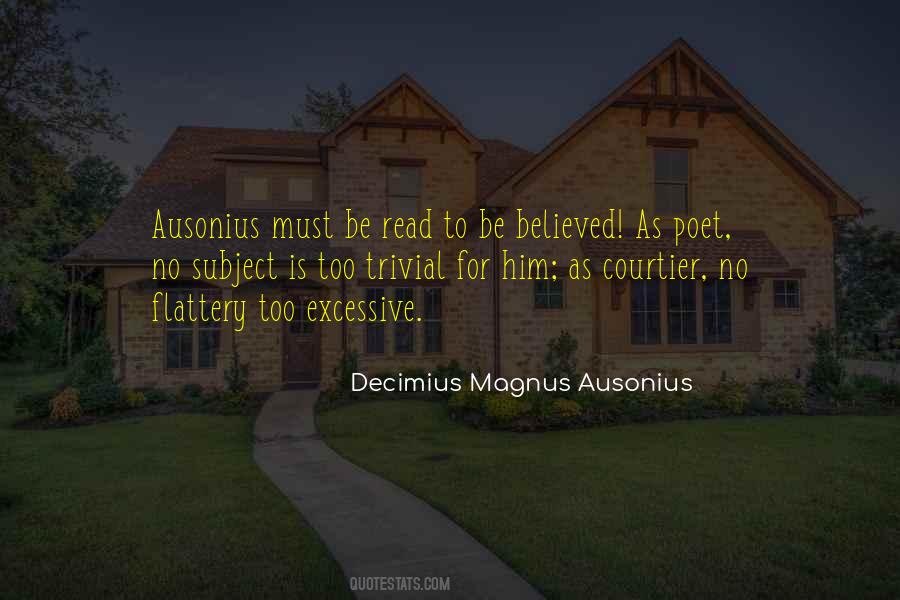 Ausonius Quotes #532536