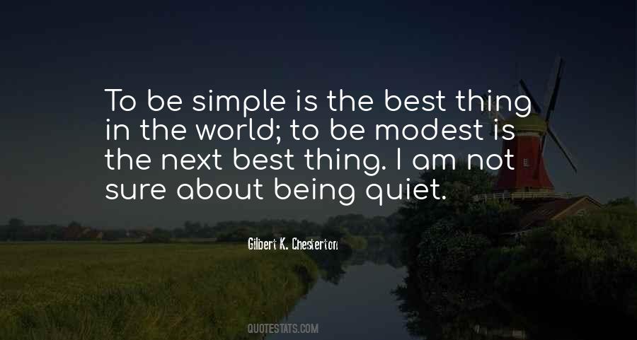 Quotes About Being Quiet #1821162