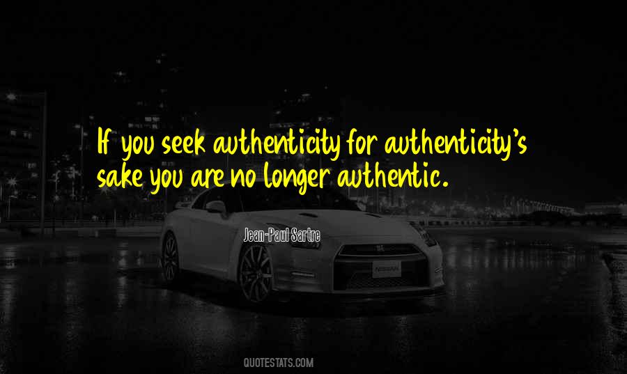 Authenticity's Quotes #102029