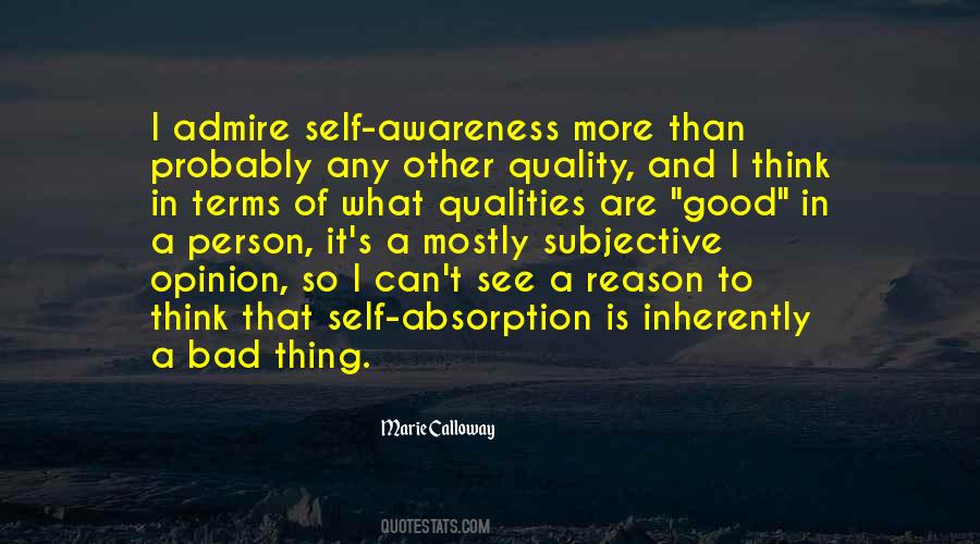 Awareness's Quotes #304835