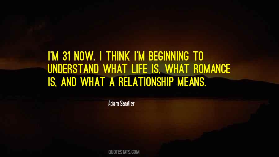 Quotes About The Beginning Of A Relationship #354155