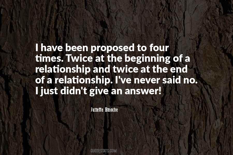 Quotes About The Beginning Of A Relationship #953704