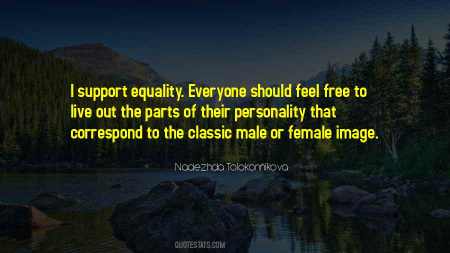 Quotes About Female Equality #198390