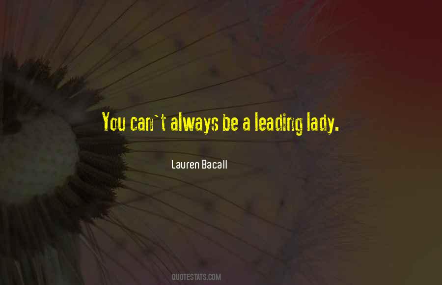Bacall's Quotes #1026789