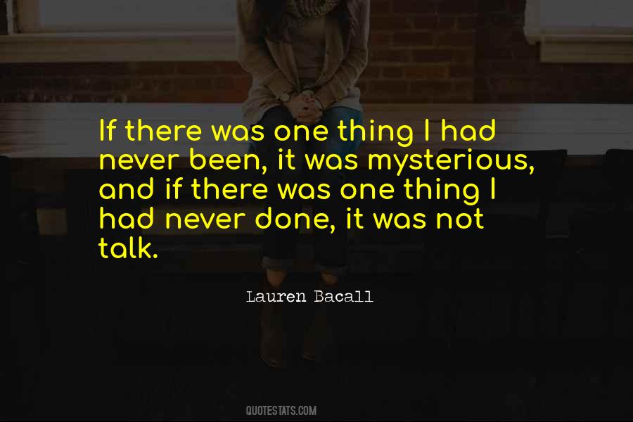 Bacall's Quotes #775837