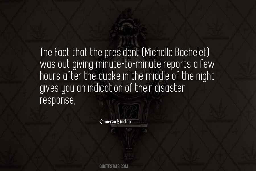 Bachelet Quotes #23657
