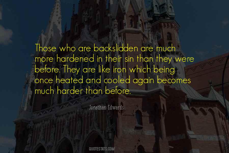 Backslidden Quotes #1477566