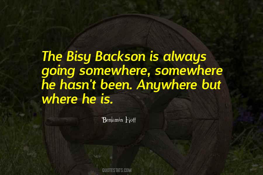 Backson Quotes #203957