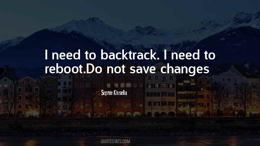 Backtrack Quotes #1074953