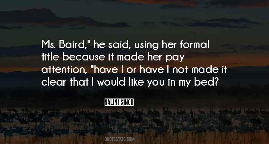 Baird's Quotes #1823514