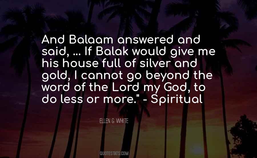 Balaam's Quotes #1803969