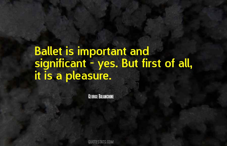 Balanchine's Quotes #70096