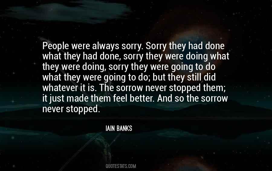 Quotes About Sorry People #21203