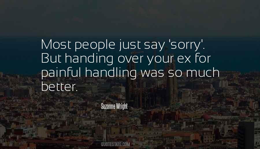 Quotes About Sorry People #445565