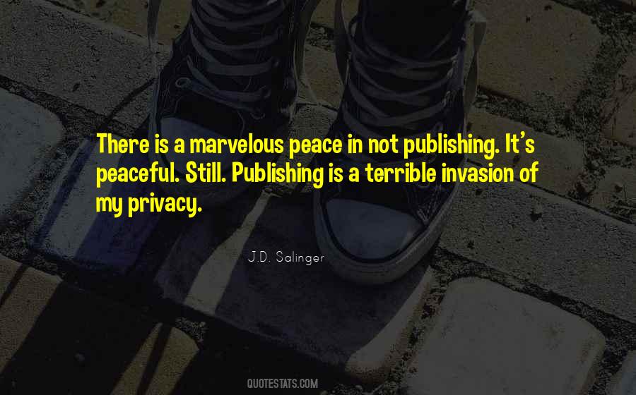 Quotes About Invasion Of Privacy #532882