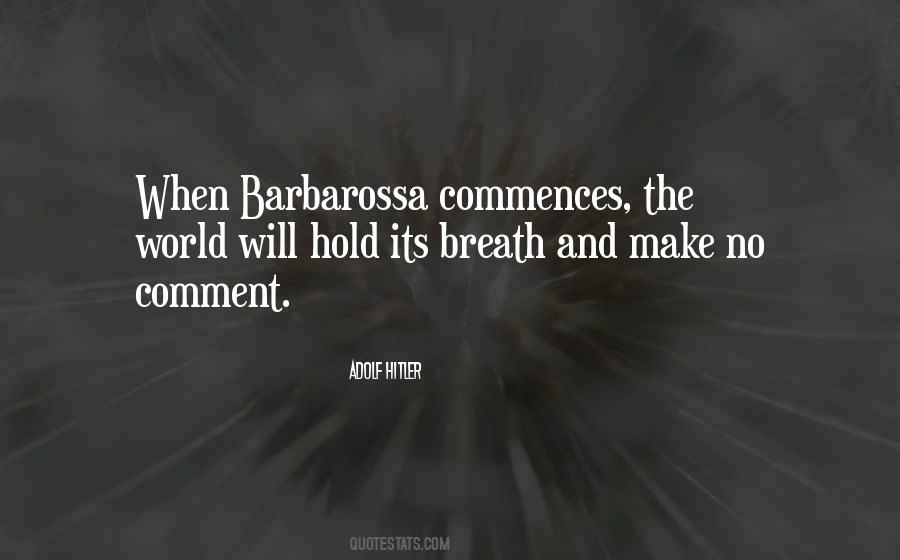 Barbarossa's Quotes #770229