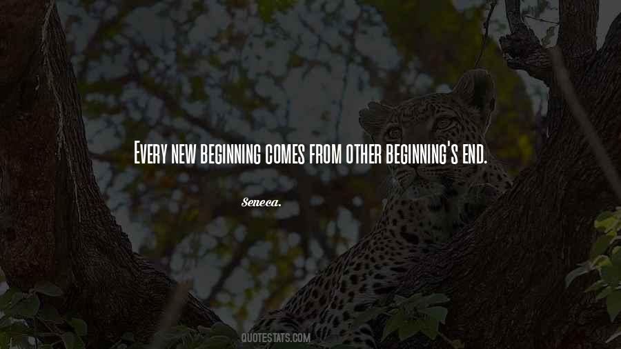 Quotes About A New Beginning And An End #234389