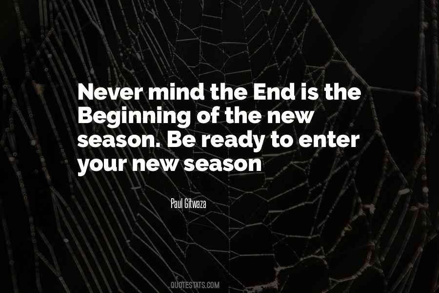 Quotes About A New Beginning And An End #529125