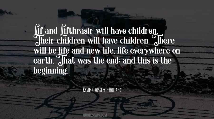 Quotes About A New Beginning And An End #9787