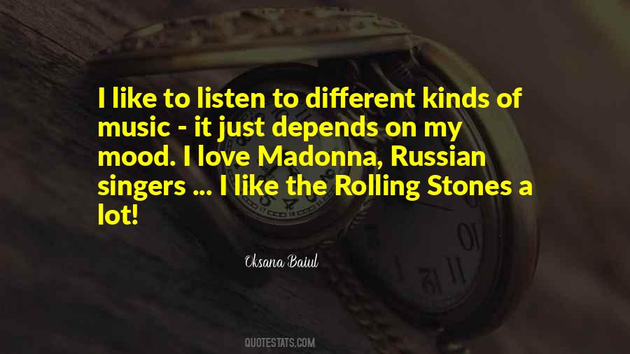 Quotes About Music From Singers #149692