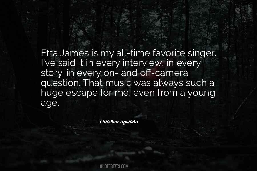 Quotes About Music From Singers #361509