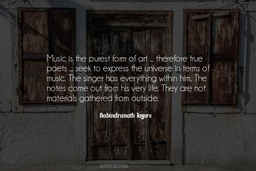 Quotes About Music From Singers #539789