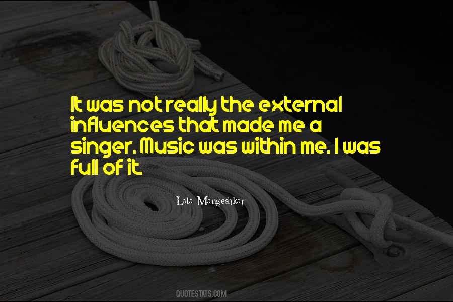 Quotes About Music From Singers #695074