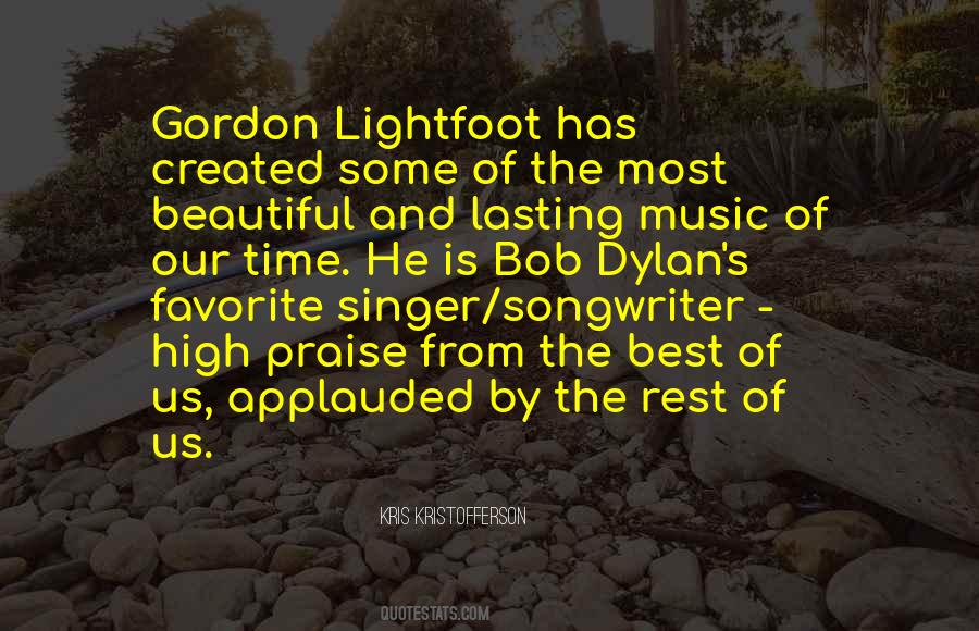 Quotes About Music From Singers #863232