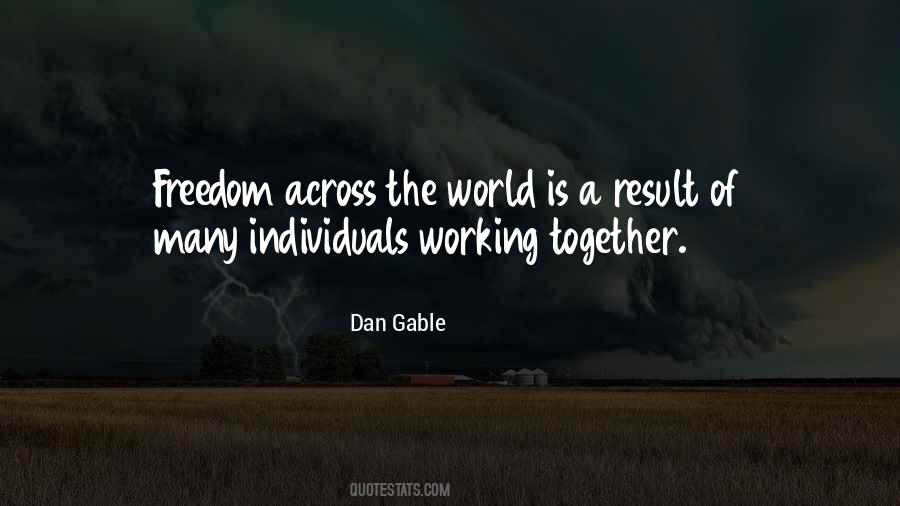 Quotes About Individuals Working Together #245134