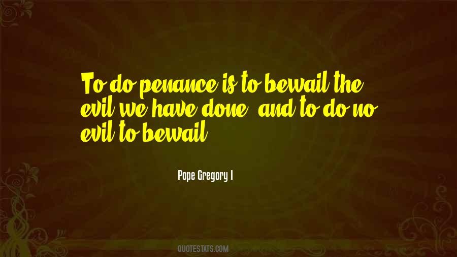 Quotes About Penance #1351429
