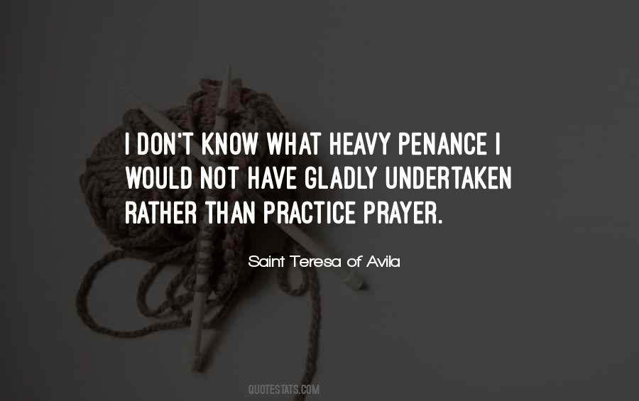 Quotes About Penance #1438480