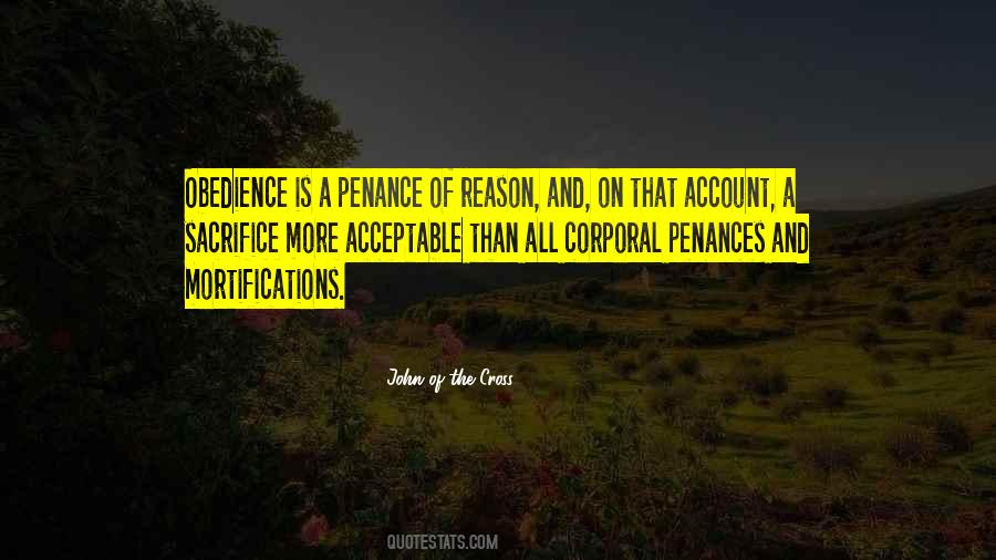 Quotes About Penance #1627453