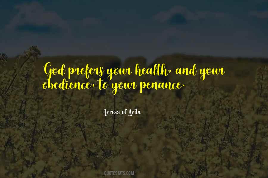 Quotes About Penance #681947