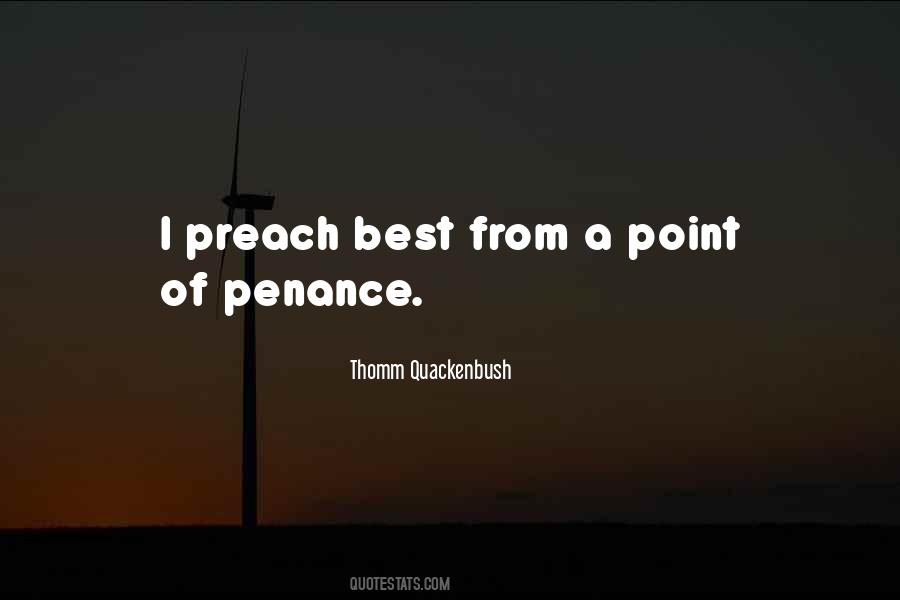 Quotes About Penance #86414