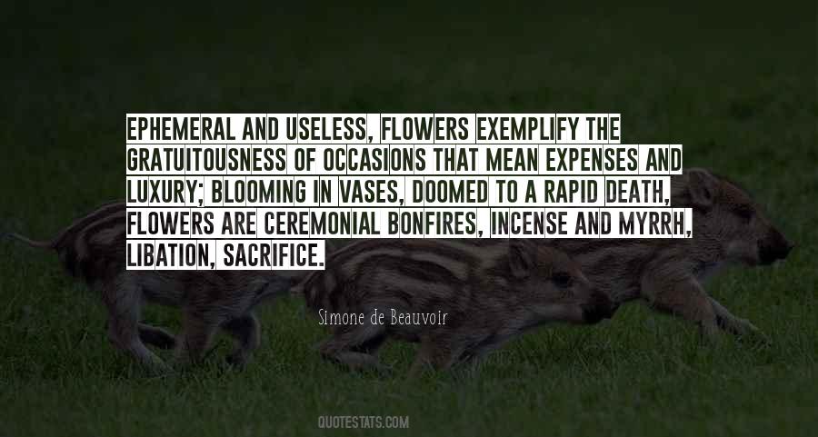 Quotes About Flowers And Death #985638
