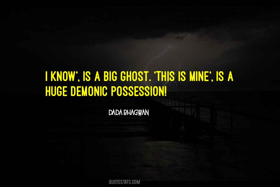 Quotes About Demonic Possession #662351