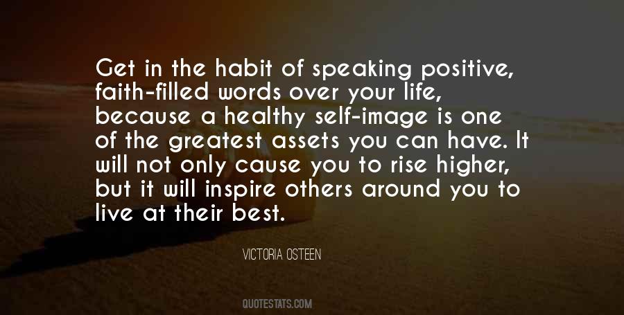 Quotes About Speaking Positive Words #98477