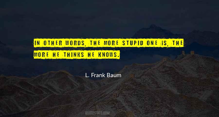 Baum's Quotes #308427