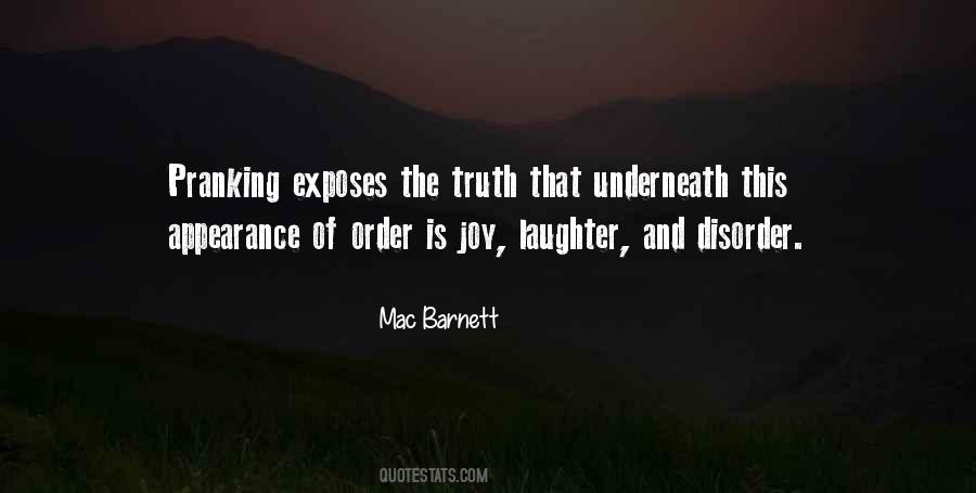 Quotes About Order And Disorder #1572280