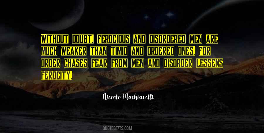 Quotes About Order And Disorder #2965