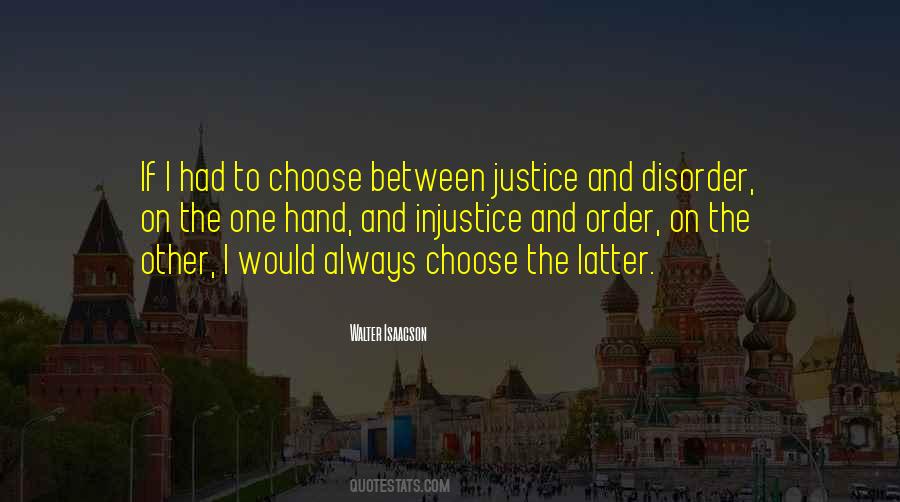 Quotes About Order And Disorder #633525