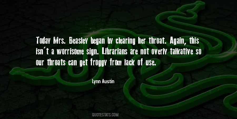 Beasley's Quotes #618657