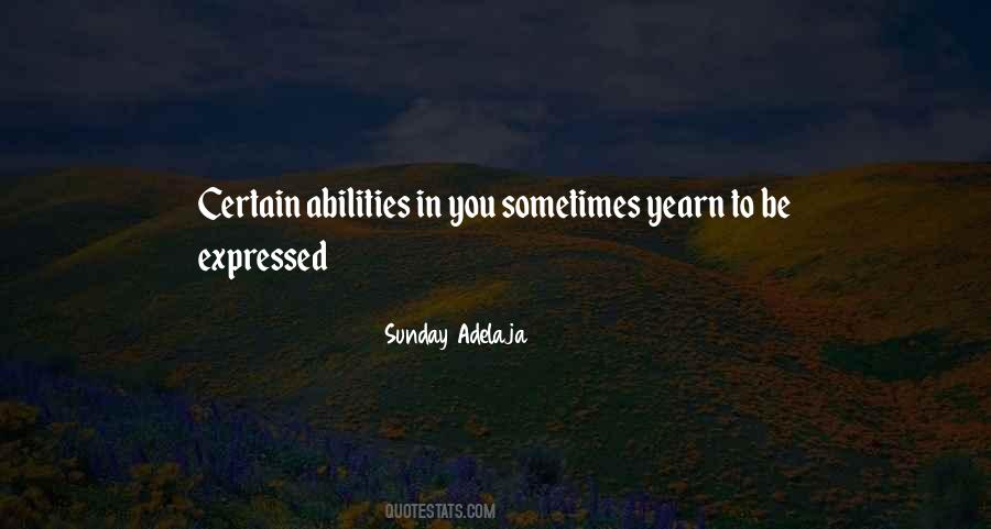 Quotes About Abilities #1189178