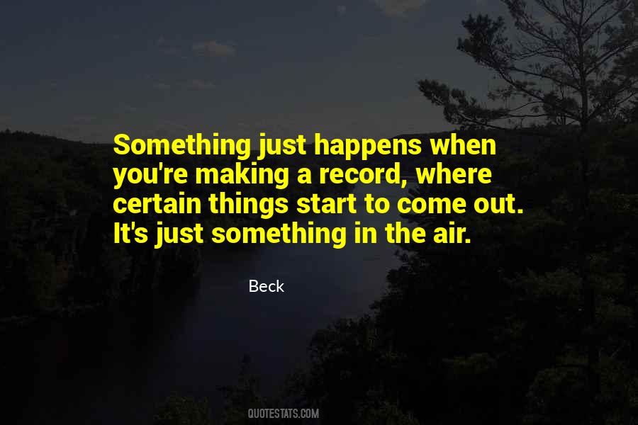 Beck's Quotes #421814