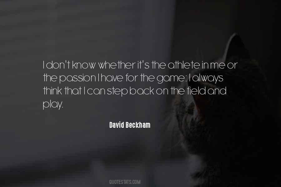 Beckham's Quotes #1037722