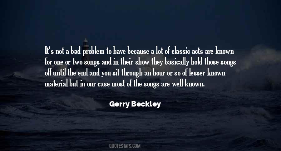 Beckley Quotes #1837314