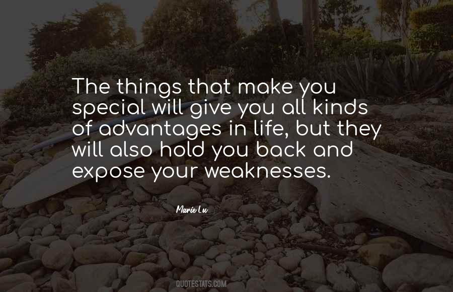 Quotes About Advantages In Life #93640